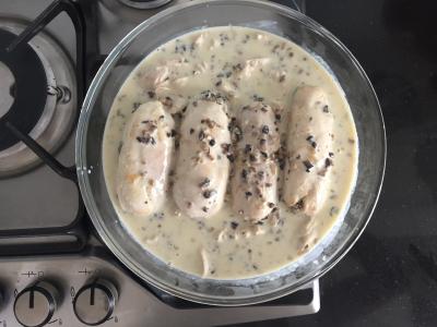 Ballottines de poulet à la forestière