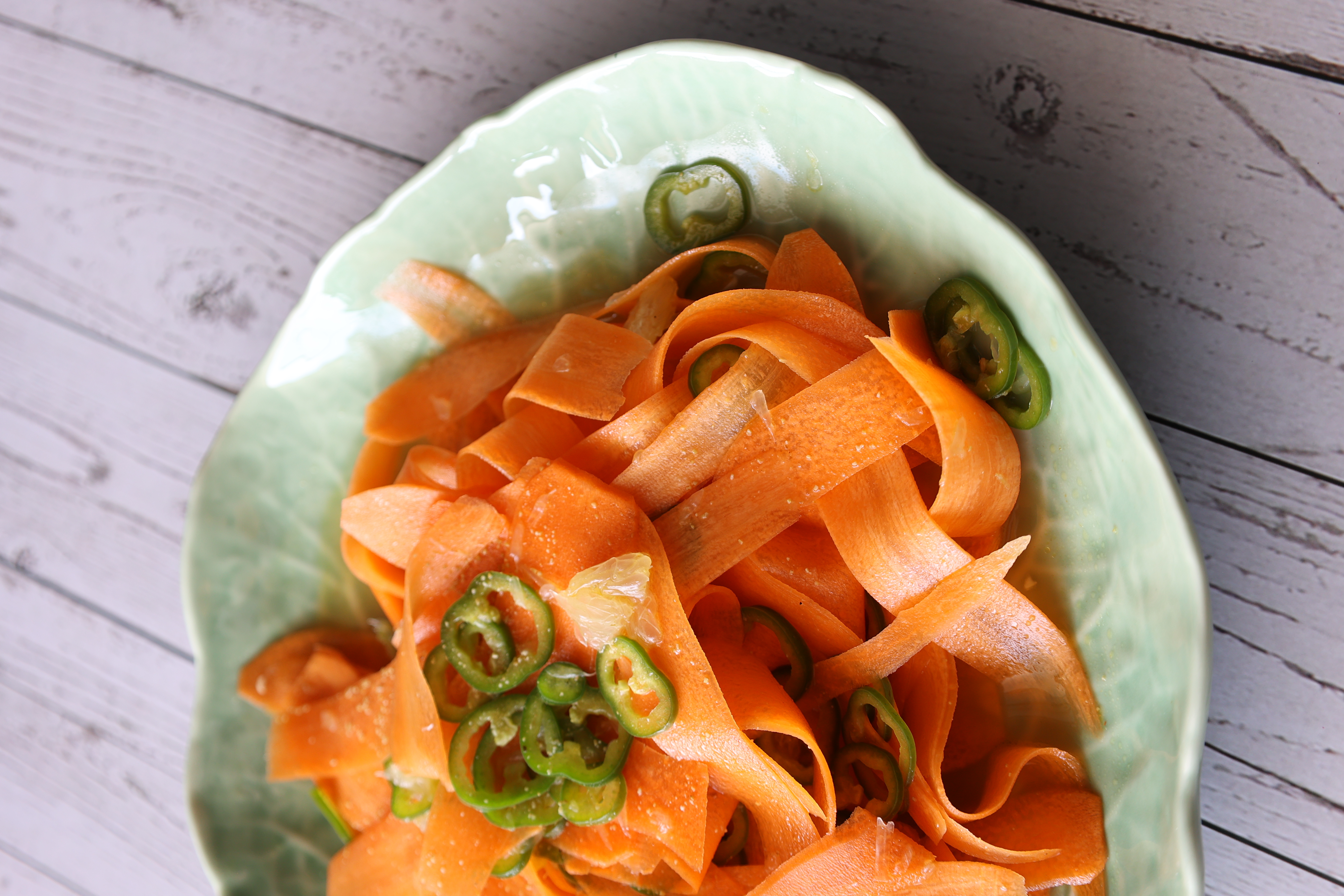 Salade de carottes piquante