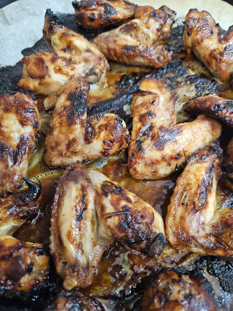 Caramelized Baked Chicken Wings