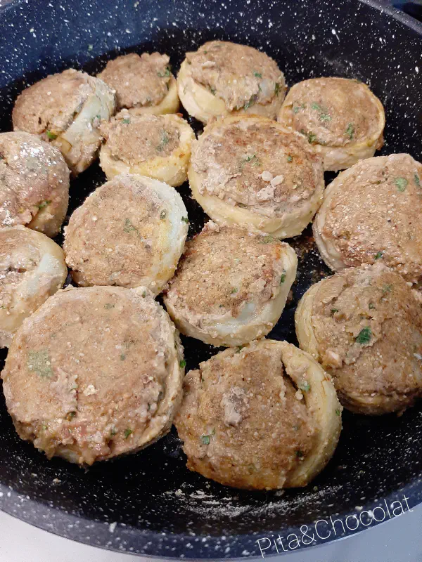Meat-stuffed artichokes