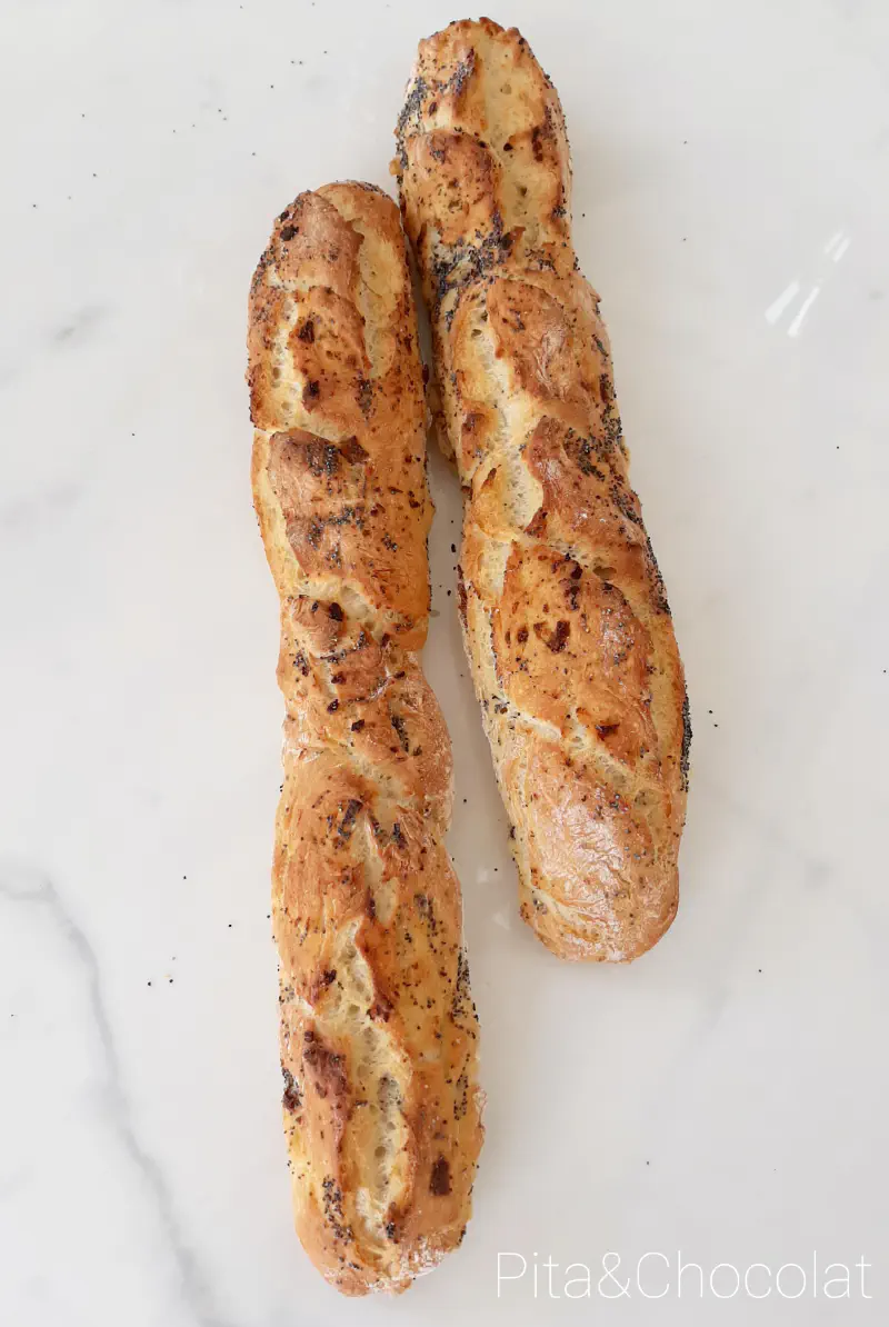 No-Knead Baguettes