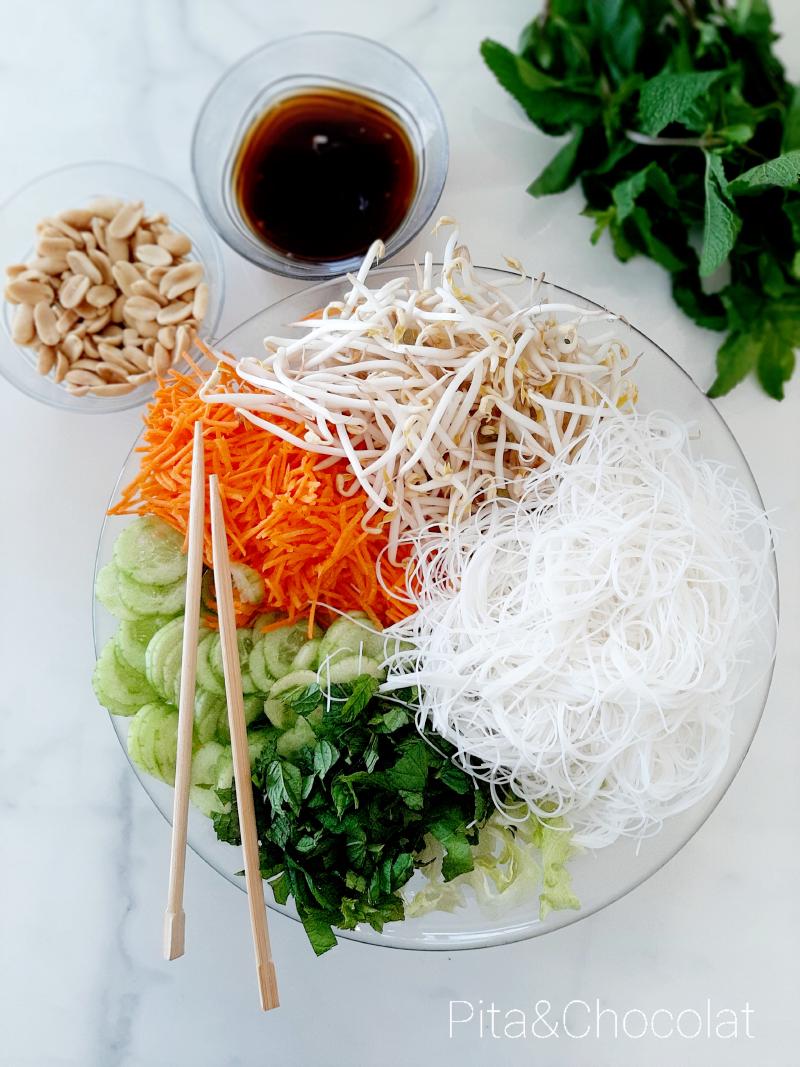 Bo Bun d'été - salade vietnamienne
