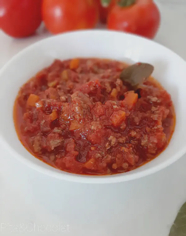 Bolognese preparation