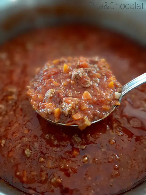 Bolognese preparation