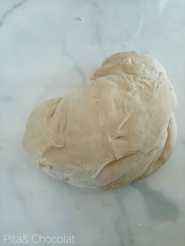 Dough ball - Tunisian fricassé dough preparation