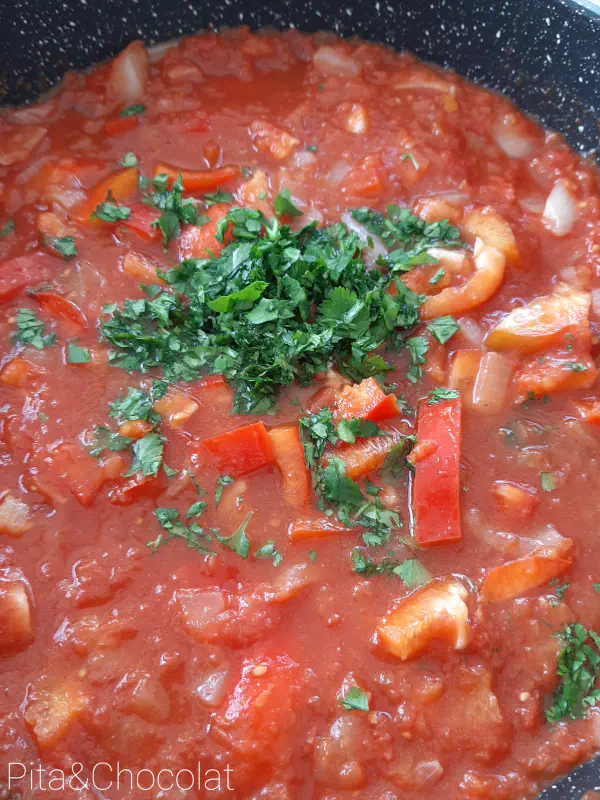 Fish balls in tomato sauce
