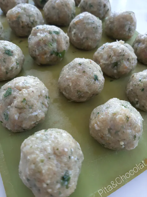 Fish balls in tomato sauce