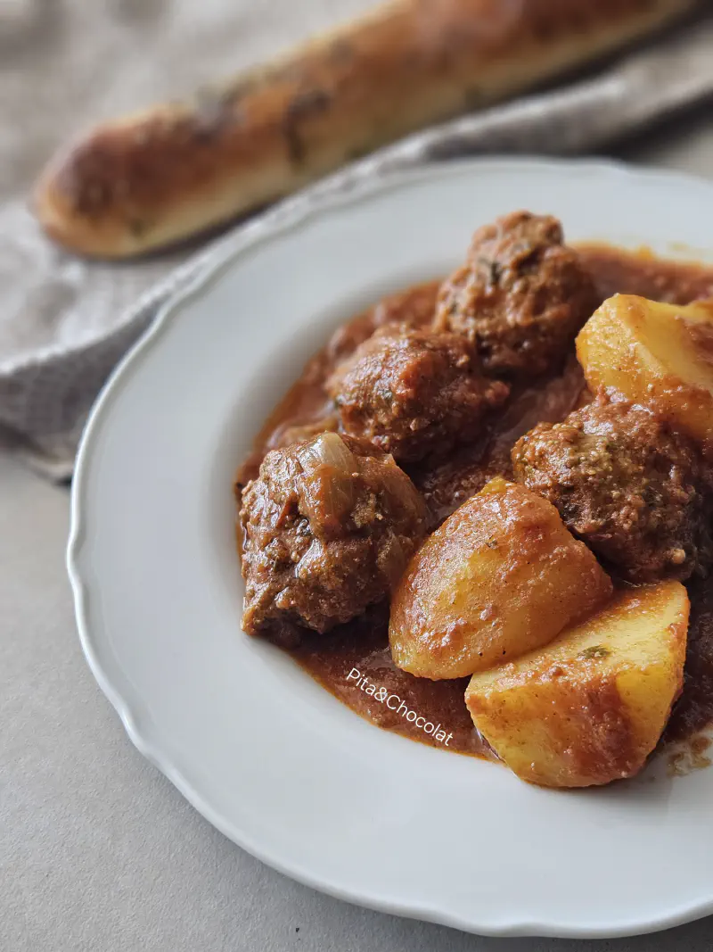 Boulettes de bœuf en sauce à la marocaine