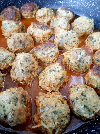 Boulettes de dinde sauce légère