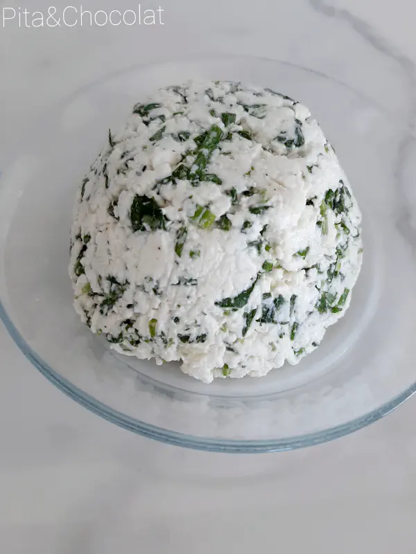 Homemade herb cheese spread