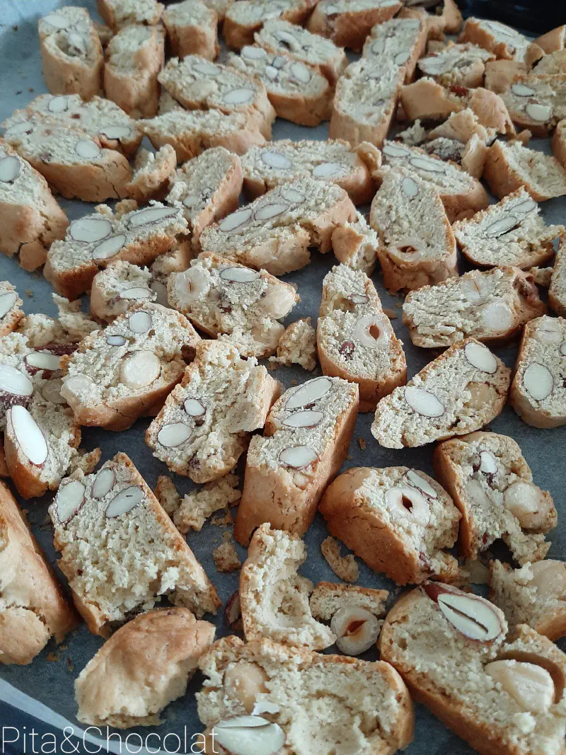 Cantuccini - petits biscuits aux amandes