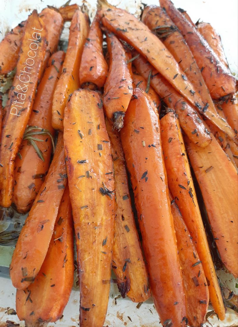 Carottes Rôties au four