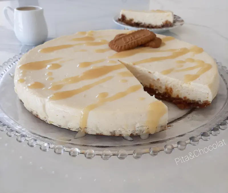 Creamy Cheesecake - New York-Style Kosher Cheesecake with Speculoos