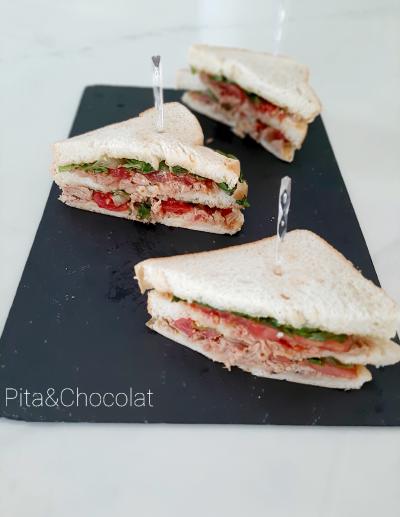 Club sandwich au thon