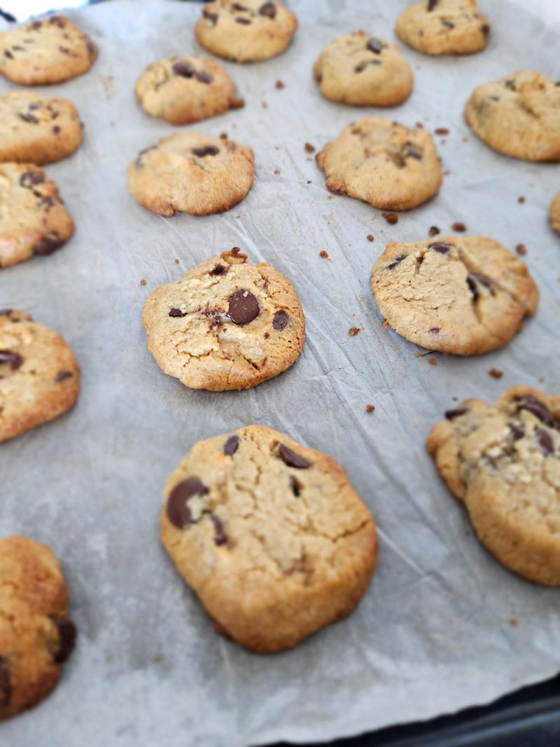 Cookies au chocolat et beurre de cacahuètes