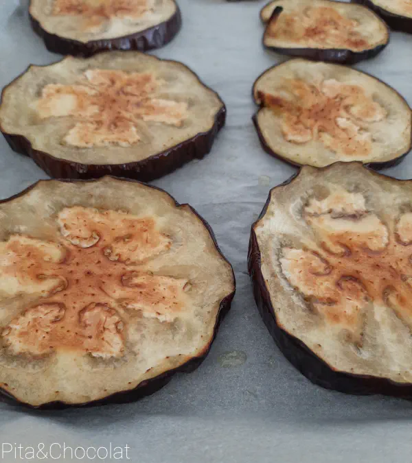 Eggplant Parmigiana - baking eggplants