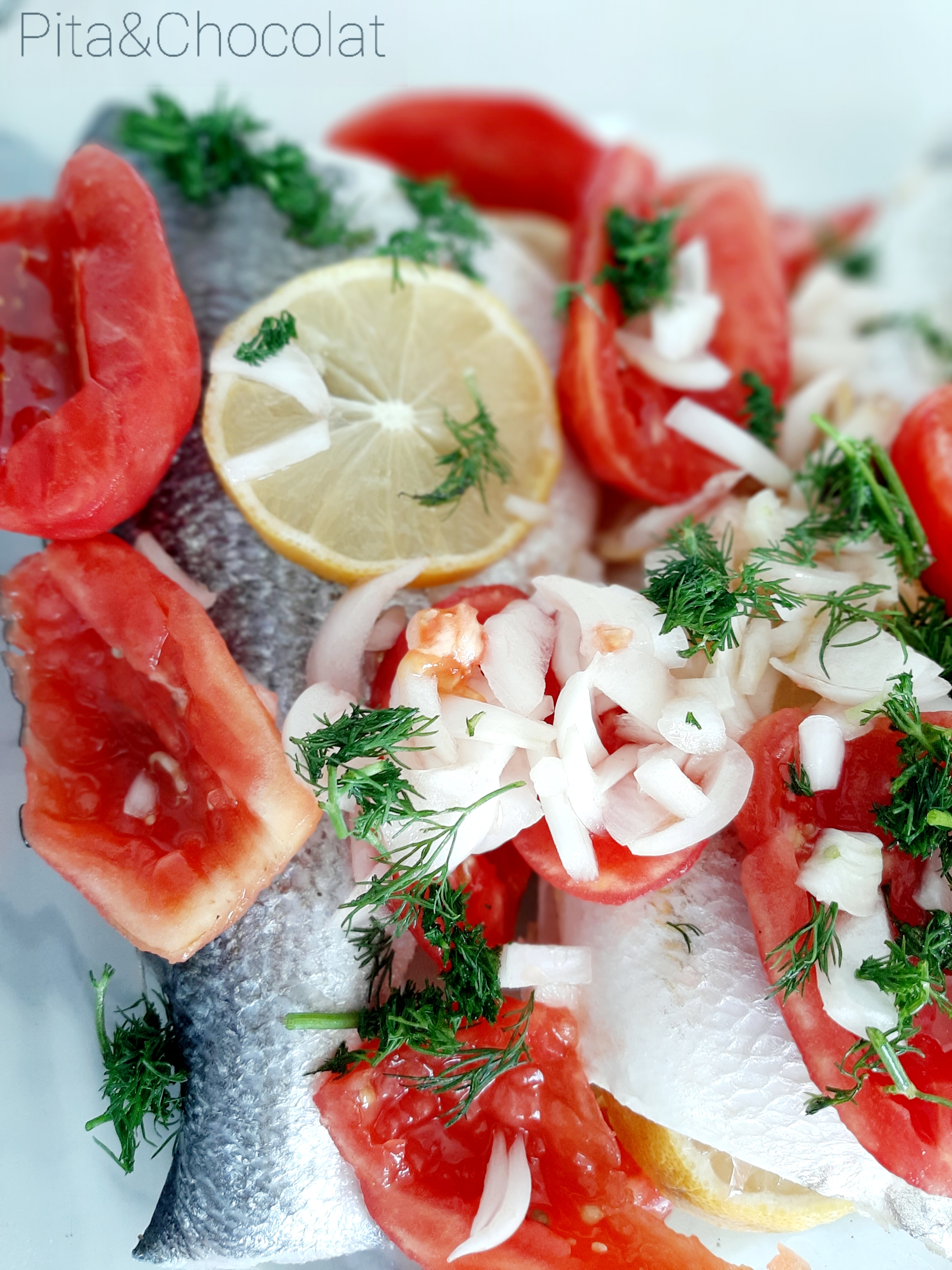 Dorade rôtie · Pita &amp; Chocolat