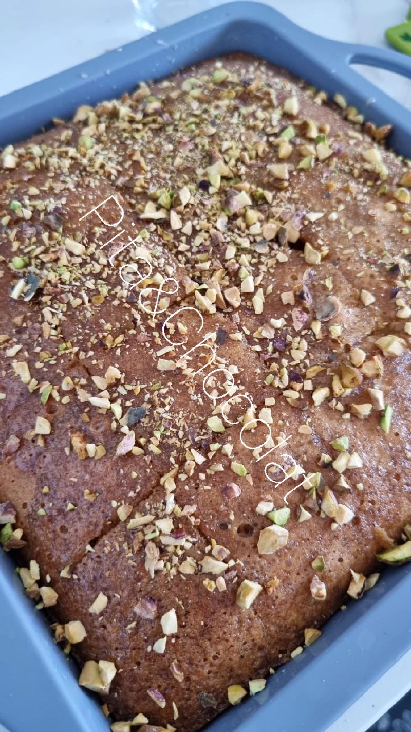 Harissa tunisienne - gâteau de semoule au miel