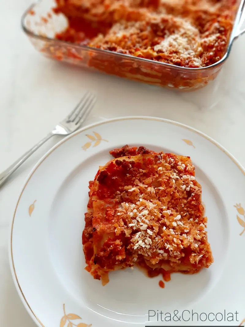 Kosher Beef Bolognese Lasagna