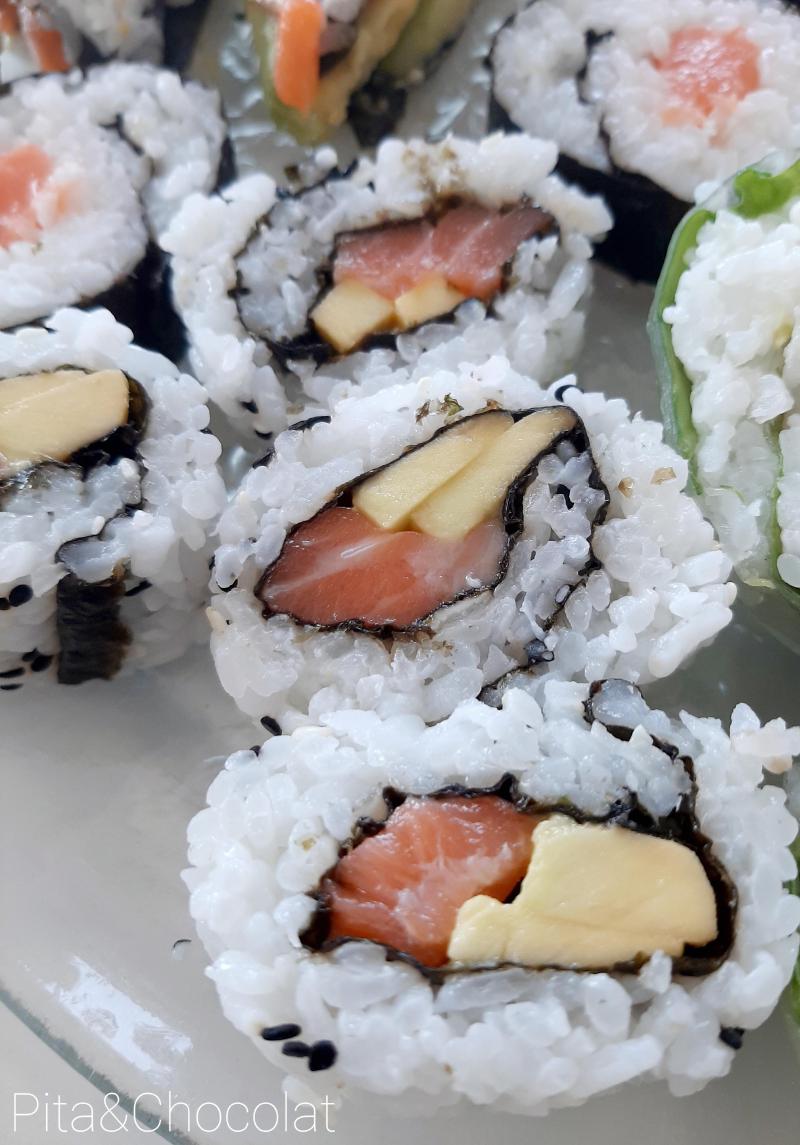 Makis California saumon avocat