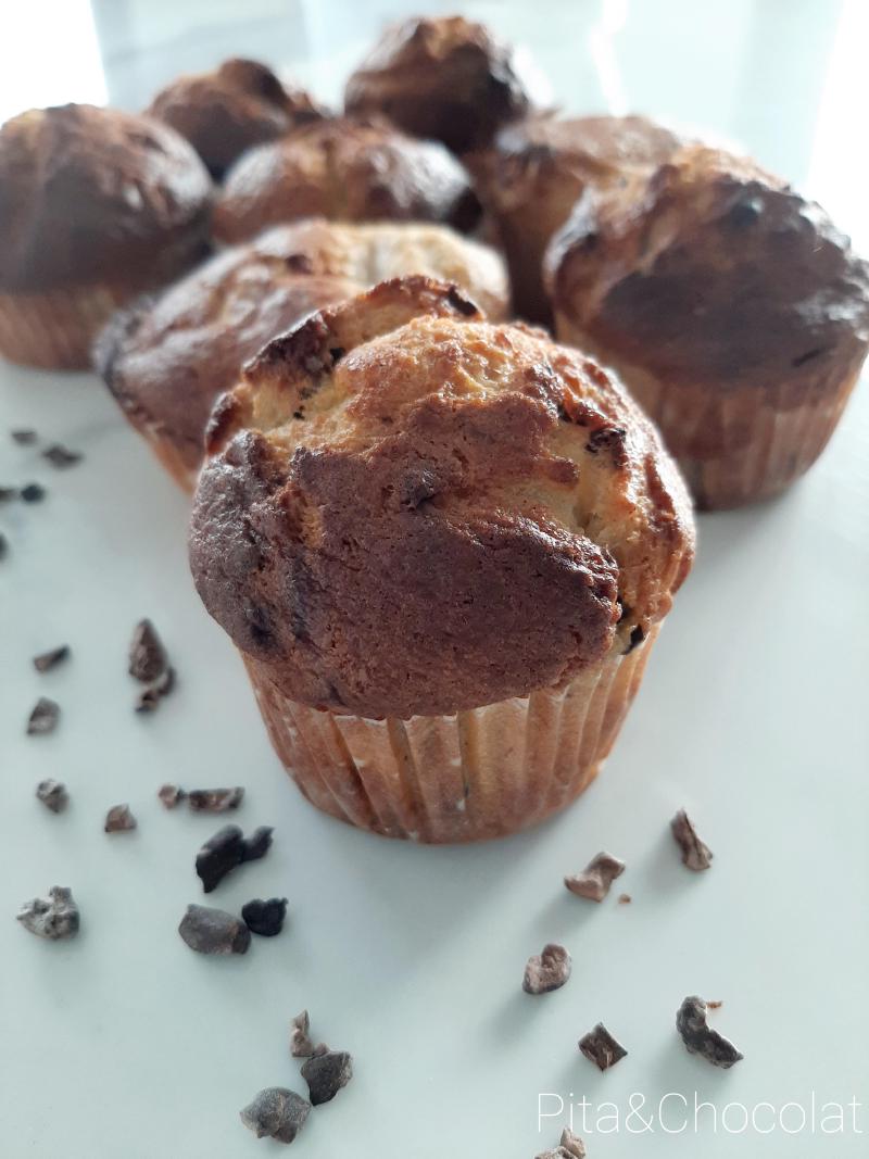 Muffins chocolat banane