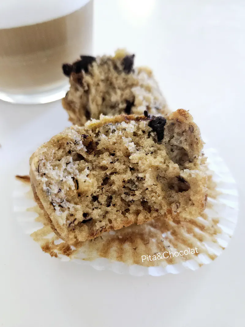 Muffins banane gourmands et light !