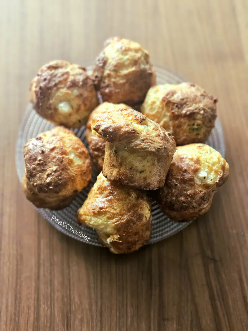 Muffins salés aux trois fromages