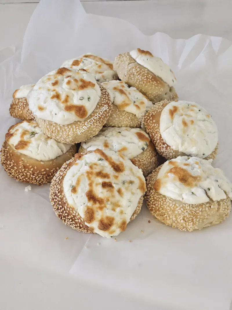 Pains au fromage façon bagel Yeroushalmi