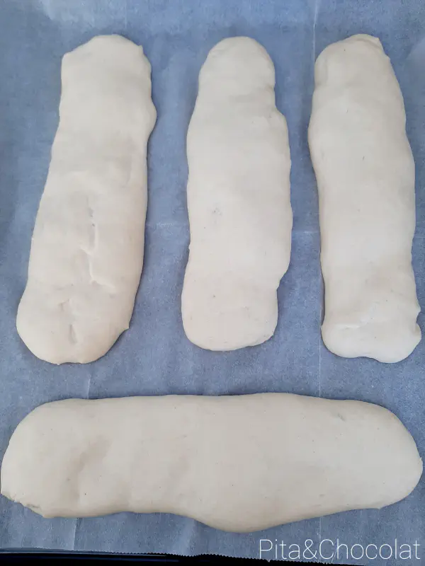 Homemade panini bread