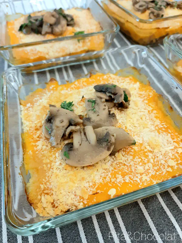 Duck confit parmentier with sweet potato