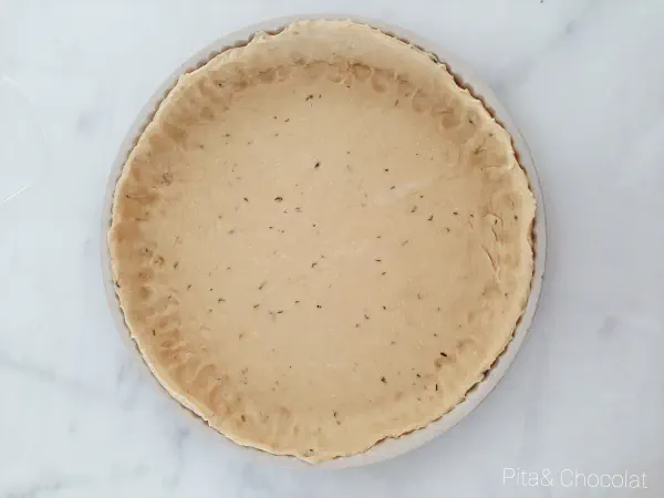 Homemade olive oil shortcrust pastry