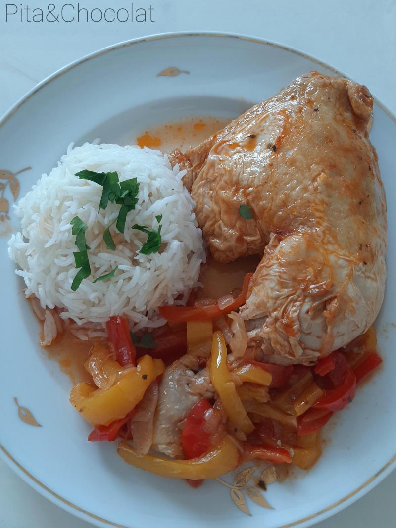 Poulet basquaise