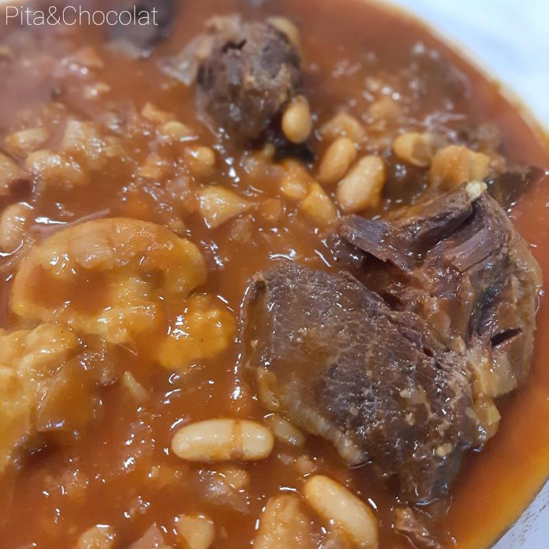 Psal ou Loubia - Ragout de viande aux oignons et haricots