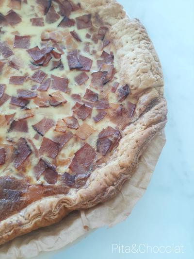 Quiche lorraine sans lactose