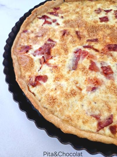 Quiche lorraine sans lactose