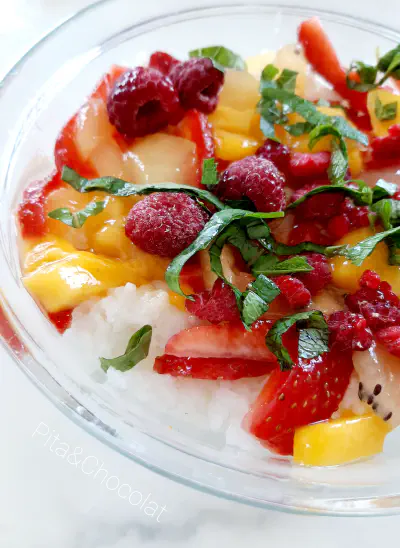 Fruit rice bowl
