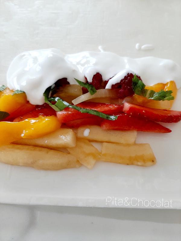 Rouleaux de printemps sucrés aux fruits