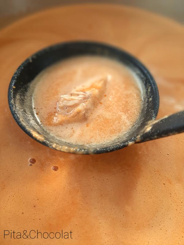 Soupe de poisson cuisson