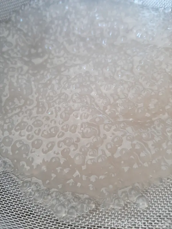 Tapioca after cooking