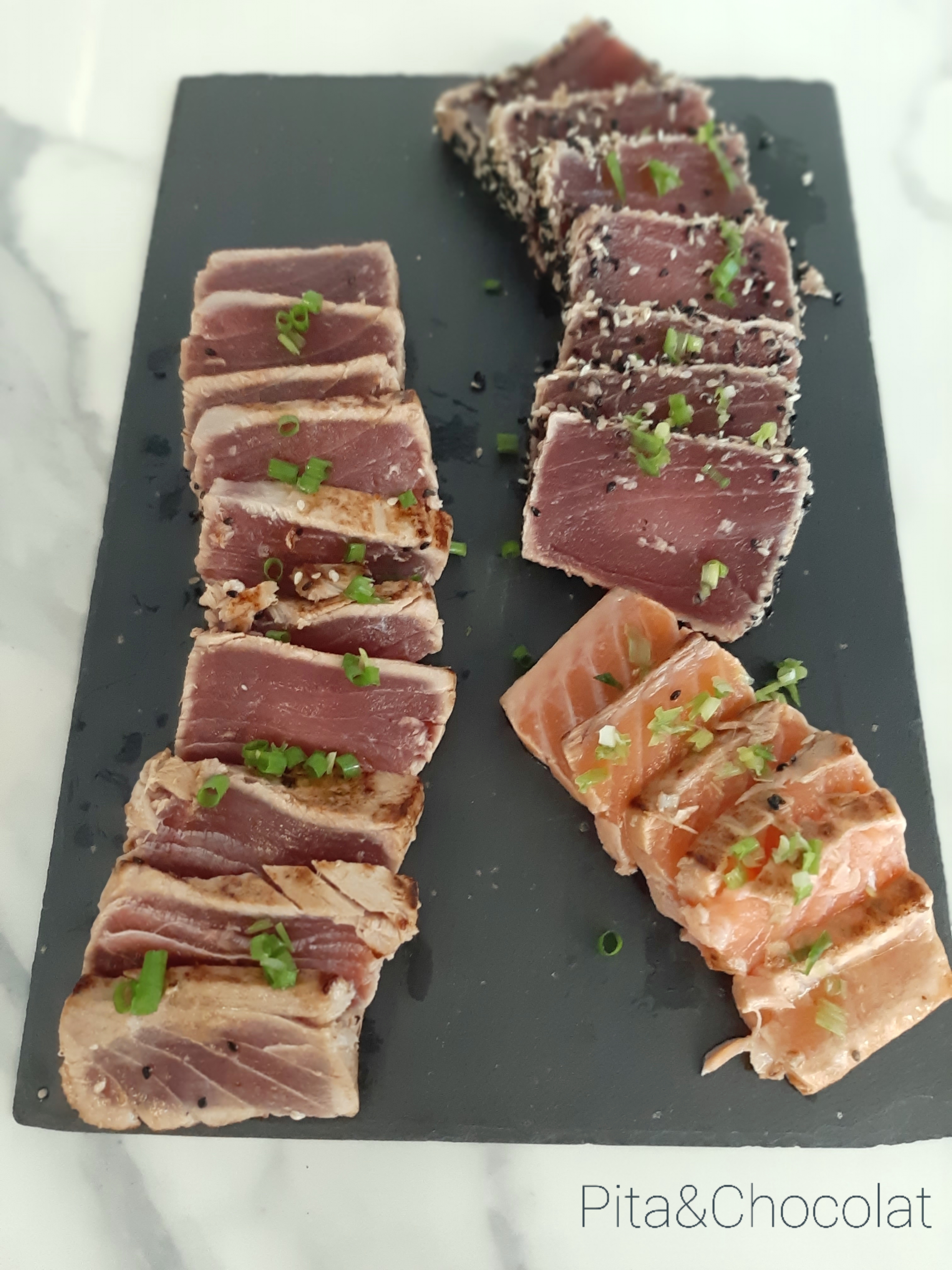 Tataki De Thon Tataki De Saumon Pita Chocolat Tataki De Thon Tataki De Saumon Pita Chocolat