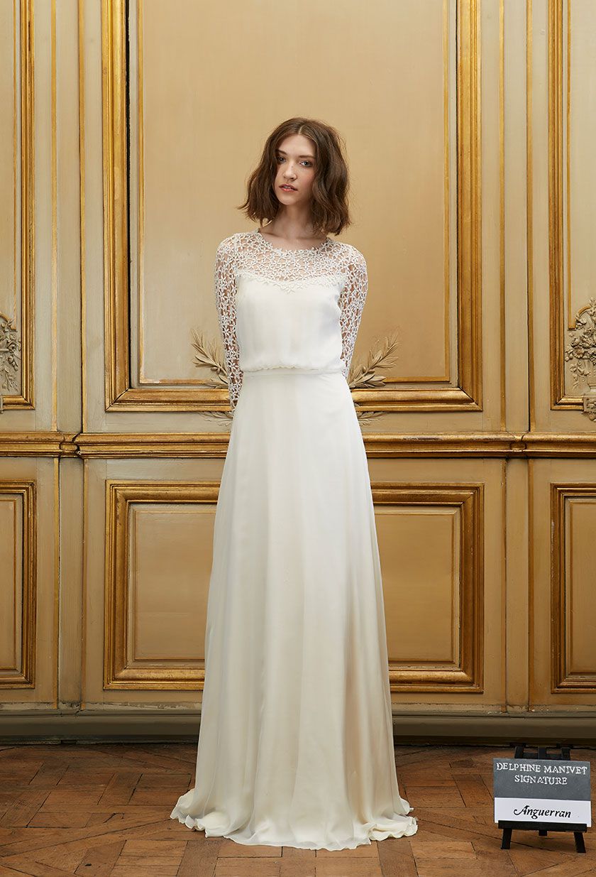 Robe Mariée Tsniout Mariage Juif | Jewish modest wedding dress| Delphine Manivet