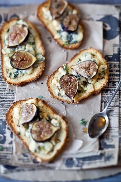 Toast fromage figues et miel | tou bichvat