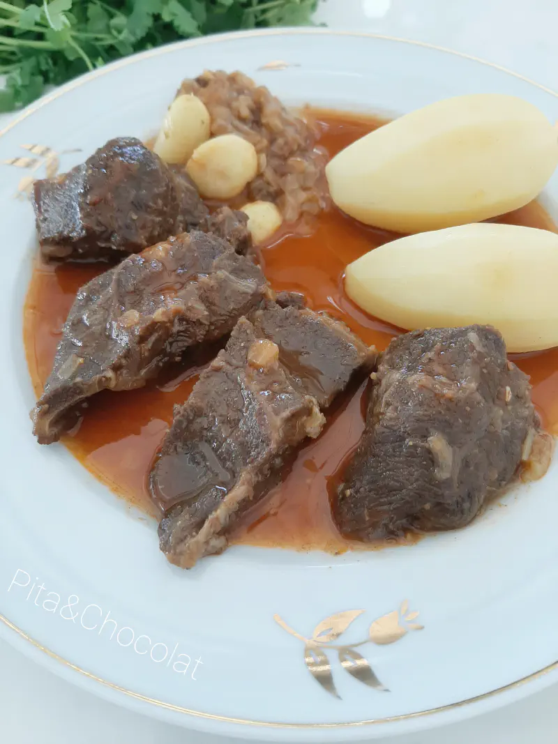 Joue de bœuf sauce onctueuse au cumin [Homs]